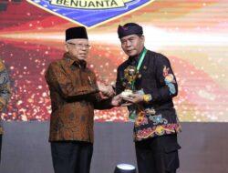 Berstatus UHC, Gubernur Kaltara Terima Penghargaan Dari Wakil Presiden RI