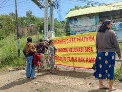 Tuntut Sisa Pembayaran Tanah, Pemilik Lahan Bersama Pembeli Cash Segel  Perumahan Green Yudha Marwah Residence