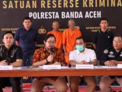 Polresta Banda Aceh Bekuk Dua Orang Pencuri Kabel