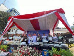 BNN Musnahkan 278,91 Kilogram Barang Bukti Narkotika