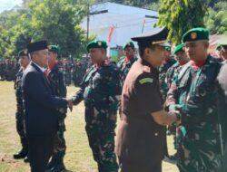 Ketua DPRD Wajo Hadiri Upacara HUT TNI ke-79 di Kodim 1406/Wajo, Ikut Lakukan Penyiraman Prajurit TNI