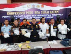 Bea Cukai Batam Gagalkan Penyelundupan Narkoba Seberat 10 Kilogram
