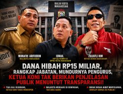 Tiga Kali Diundang, Ketua KONI Tak Merespons, Wali Kota Mengaku Berada di Denpasar, DERAK Desak Klarifikasi Terbuka